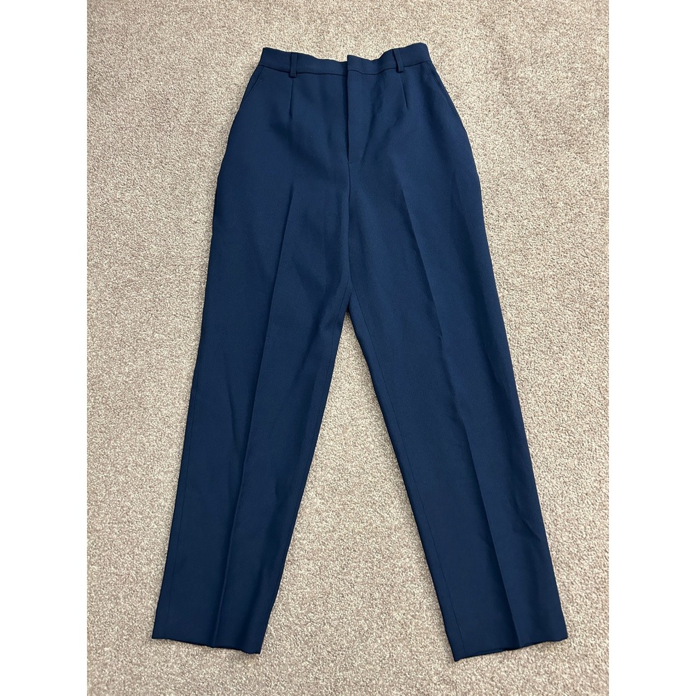 90s Reflections Eddie Haggar Trousers Women 6P Navy Excellent High Waist Slacks